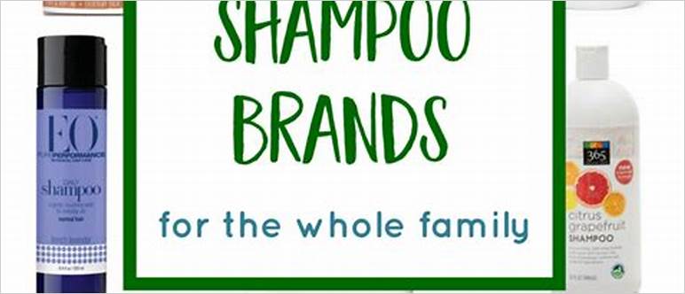 Shampoo without harmful chemicals